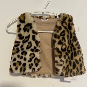 Handmade Faux Fur Baby Vest